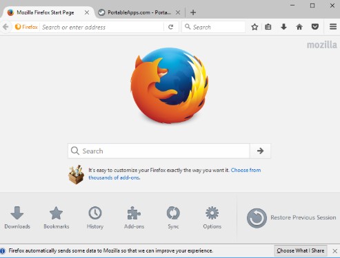 Mozilla Firefox Portable Free Download